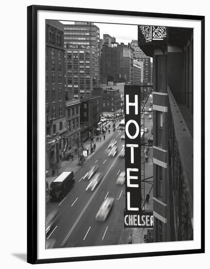 Chelsea Black and White-Chris Bliss-Framed Art Print