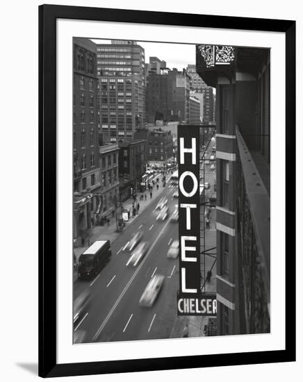 Chelsea Black and White-Chris Bliss-Framed Giclee Print