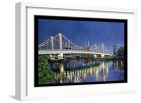 Chelsea Bridge, 1994-Isabel Hutchison-Framed Giclee Print