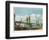 Chelsea Bridge, London, 1858-null-Framed Giclee Print