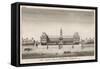 Chelsea Hospital Seen from the South Bank of the Thames-null-Framed Stretched Canvas