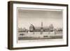 Chelsea Hospital Seen from the South Bank of the Thames-null-Framed Art Print