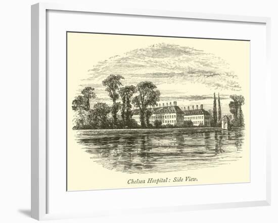 Chelsea Hospital, Side View-null-Framed Giclee Print