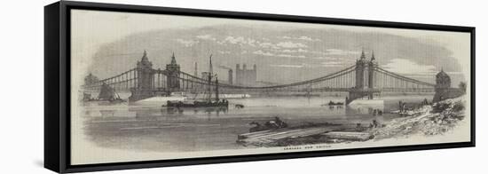 Chelsea New Bridge-null-Framed Stretched Canvas