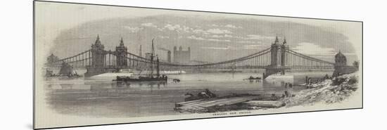 Chelsea New Bridge-null-Mounted Giclee Print