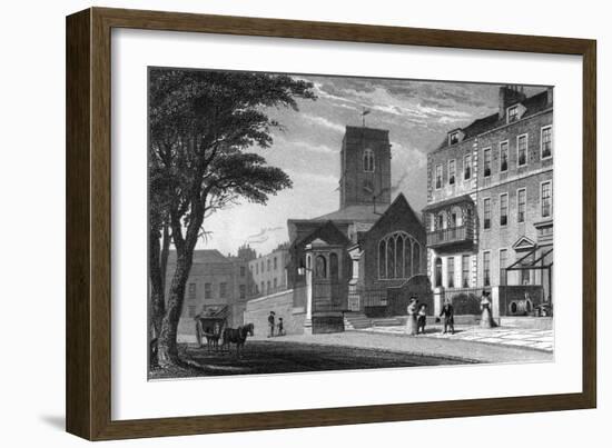 Chelsea Old Church-Thomas H Shepherd-Framed Art Print