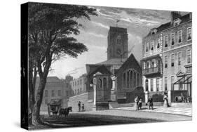Chelsea Old Church-Thomas H Shepherd-Stretched Canvas