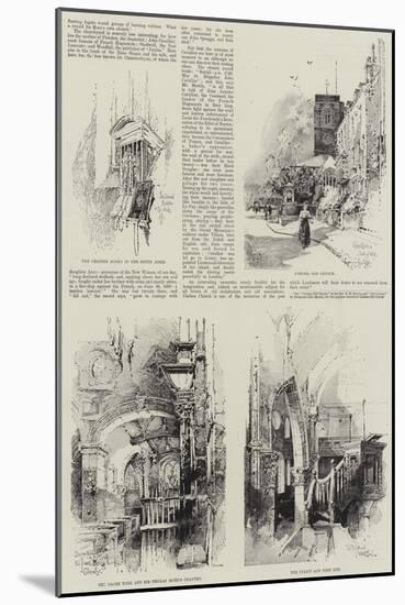 Chelsea Old Church-Herbert Railton-Mounted Giclee Print