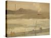 Chelsea on Ice-James Abbott McNeill Whistler-Stretched Canvas