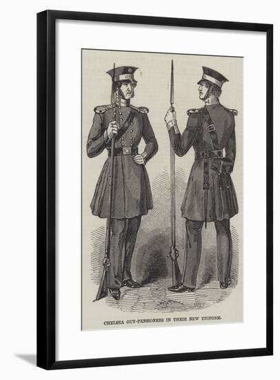 Chelsea Out-Pensioners in their New Uniform-null-Framed Giclee Print