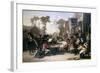 Chelsea Pensioners Reading the Waterloo Dispatch-David Wilkie-Framed Art Print