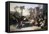 Chelsea Pensioners Reading the Waterloo Dispatch-David Wilkie-Framed Stretched Canvas