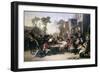 Chelsea Pensioners Reading the Waterloo Dispatch-David Wilkie-Framed Art Print