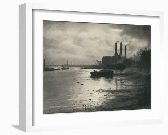 'Chelsea Power Station', c1927, (1927)-Reginald Belfield-Framed Photographic Print