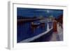 Chelsea Winter Thames Embankment, 2000-Lee Campbell-Framed Giclee Print