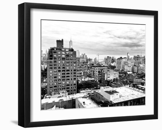 Chelsea with One World Trade Center View, Meatpacking District, Hudson River, Manhattan, New York-Philippe Hugonnard-Framed Premium Photographic Print