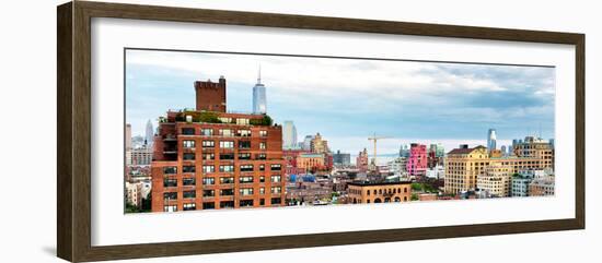 Chelsea with One World Trade Center View, Meatpacking District, Hudson River, Manhattan, New York-Philippe Hugonnard-Framed Photographic Print