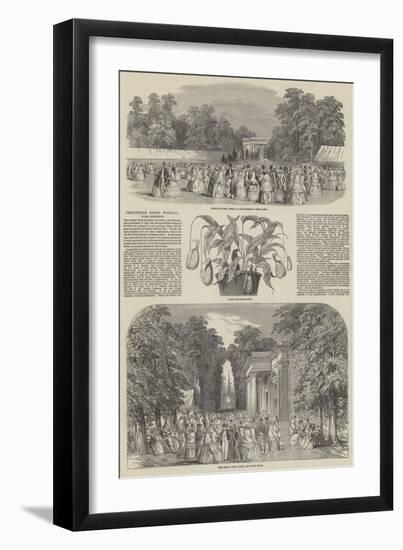 Cheltenham Grand Horticultural Exhibition-null-Framed Giclee Print
