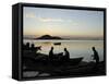 Chembe Village, Cape Maclear, Lake Malawi, Malawi, Africa-Groenendijk Peter-Framed Stretched Canvas