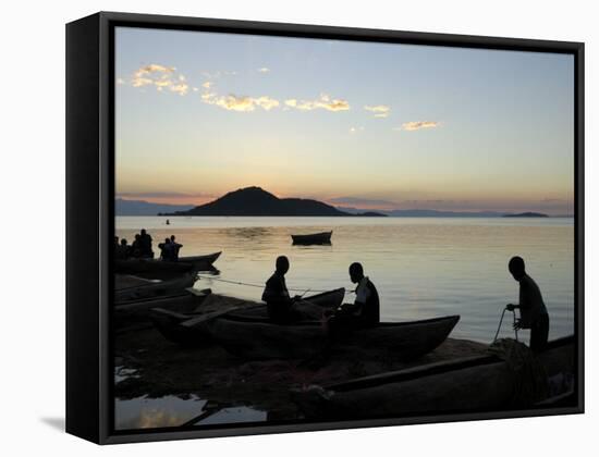 Chembe Village, Cape Maclear, Lake Malawi, Malawi, Africa-Groenendijk Peter-Framed Stretched Canvas
