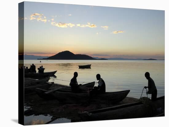 Chembe Village, Cape Maclear, Lake Malawi, Malawi, Africa-Groenendijk Peter-Stretched Canvas