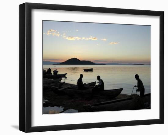 Chembe Village, Cape Maclear, Lake Malawi, Malawi, Africa-Groenendijk Peter-Framed Photographic Print