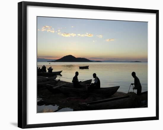 Chembe Village, Cape Maclear, Lake Malawi, Malawi, Africa-Groenendijk Peter-Framed Photographic Print