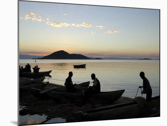 Chembe Village, Cape Maclear, Lake Malawi, Malawi, Africa-Groenendijk Peter-Mounted Photographic Print