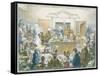 Chemical Lecture, 1802-James Gillray-Framed Stretched Canvas