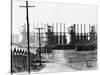 Chemical Plant with Adjoining Settlement-null-Stretched Canvas