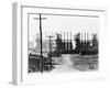 Chemical Plant with Adjoining Settlement-null-Framed Premium Photographic Print