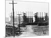 Chemical Plant with Adjoining Settlement-null-Mounted Photographic Print