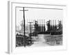 Chemical Plant with Adjoining Settlement-null-Framed Photographic Print