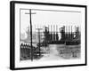 Chemical Plant with Adjoining Settlement-null-Framed Photographic Print