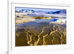 Chemical Sediments. Yellowstone National Park, Wyoming.-Tom Norring-Framed Photographic Print