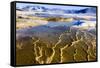 Chemical Sediments. Yellowstone National Park, Wyoming.-Tom Norring-Framed Stretched Canvas