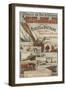 Chemin de fer d'Orléans, billets de bains de mer pour les plages de Bretagn-null-Framed Giclee Print