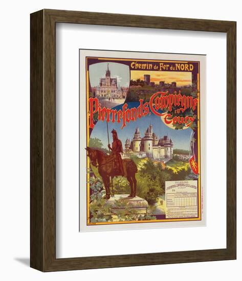 Chemin de fer du Nord Pierrefonds-G^ Fraipont-Framed Art Print