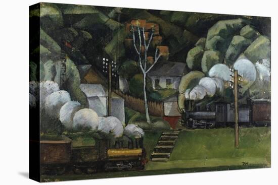 Chemin de fer en Russie-Jean Marchand-Stretched Canvas