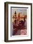 Chemin de fer Est Paris-Venise-Willette-Framed Art Print