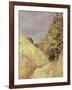 Chemin de La Cavee, Pourville, 1882-Claude Monet-Framed Giclee Print
