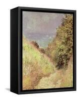 Chemin de La Cavee, Pourville, 1882-Claude Monet-Framed Stretched Canvas