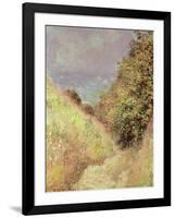 Chemin de La Cavee, Pourville, 1882-Claude Monet-Framed Premium Giclee Print