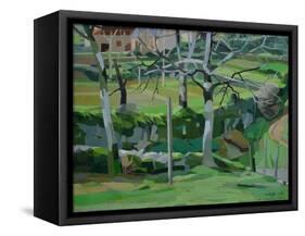 Chemin De La Fontaine-Jeremy Annett-Framed Stretched Canvas