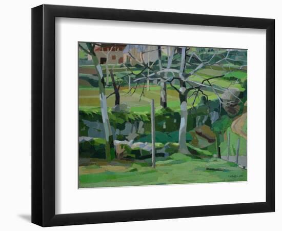 Chemin De La Fontaine-Jeremy Annett-Framed Photographic Print