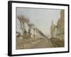 Chemin de la Machine, Louveciennes-Alfred Sisley-Framed Giclee Print