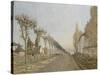 Chemin de la Machine, Louveciennes-Alfred Sisley-Stretched Canvas