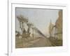 Chemin de la Machine, Louveciennes-Alfred Sisley-Framed Giclee Print