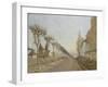 Chemin de la Machine, Louveciennes-Alfred Sisley-Framed Giclee Print