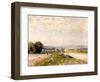 Chemin de Montbuisson à Louveciennes-Alfred Sisley-Framed Giclee Print